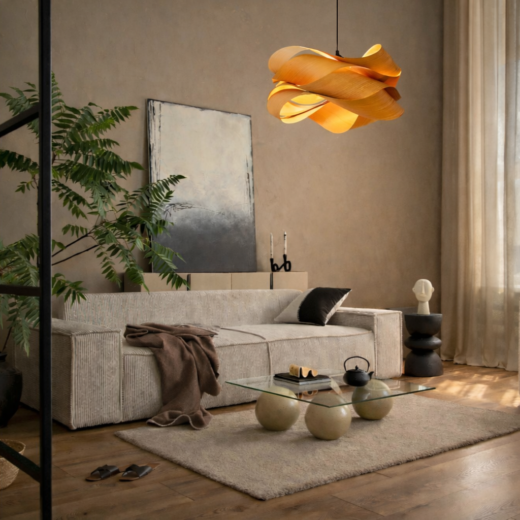 Aura Twist pendant light