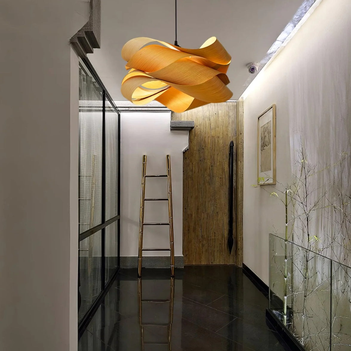 Aura Twist pendant light