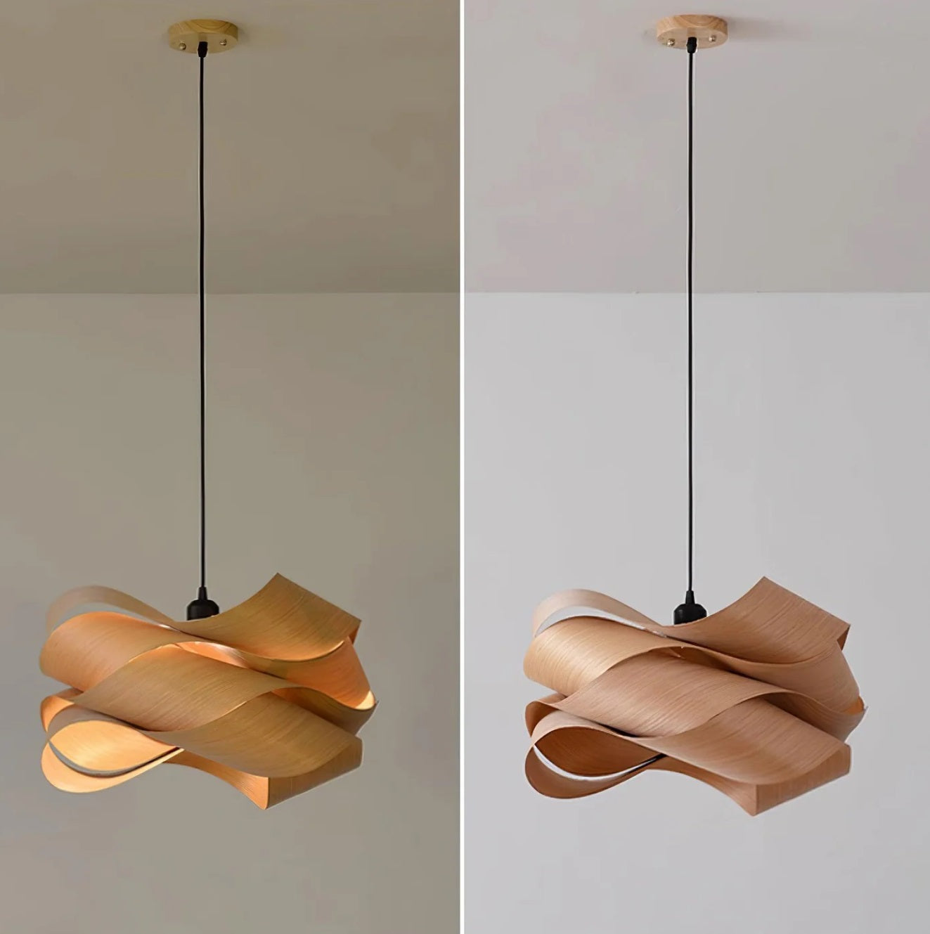 Aura Twist pendant light