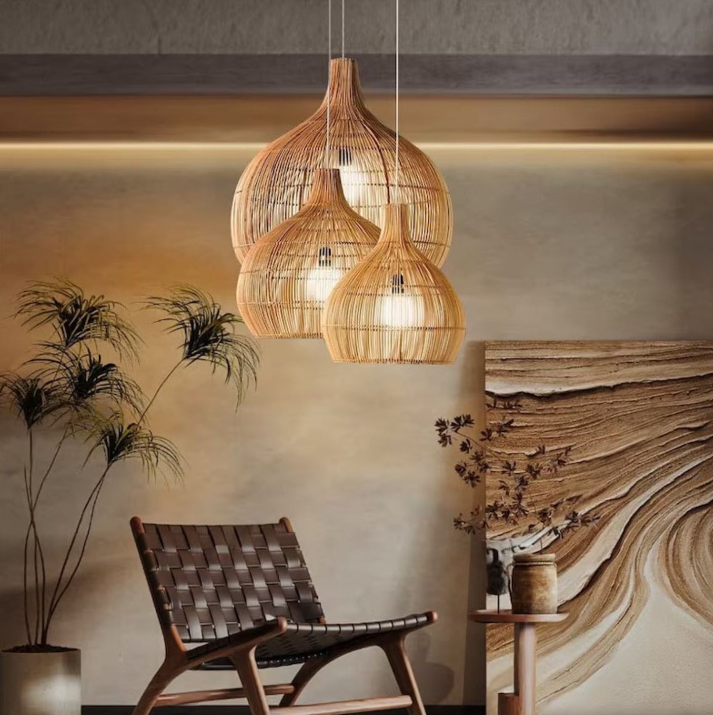Solara Pearl pendel - natur