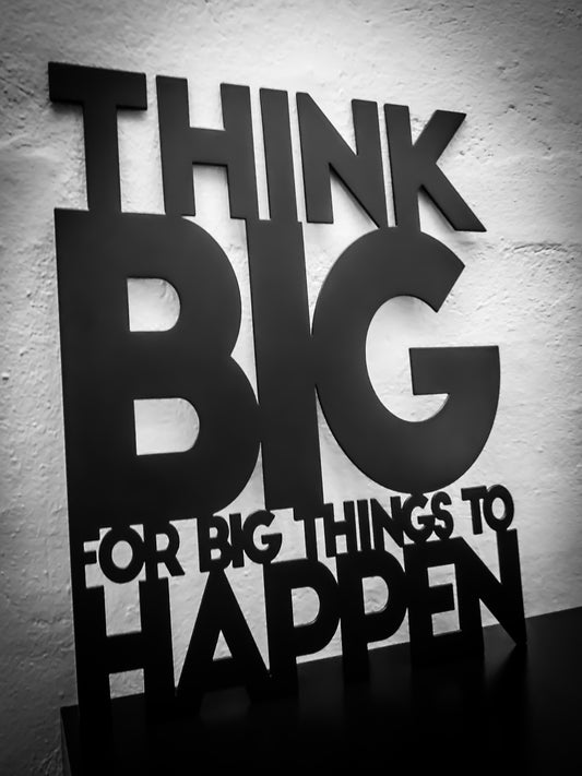 Think big for big thinks to happen - Sortlakeret